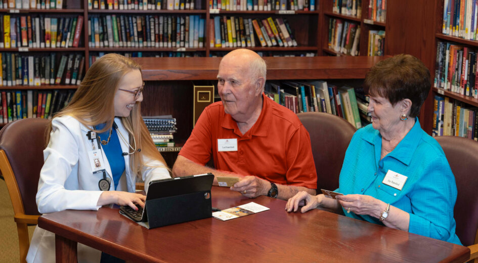 Nurse Reviewing Preferred Access Plan