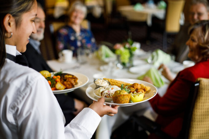 Food at Larksfield Place Bistro