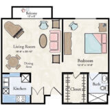 Deluxe Apartment Floor Plan