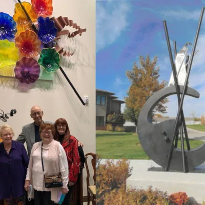 Assisted Living Art on Campus By Rollin Karg.
