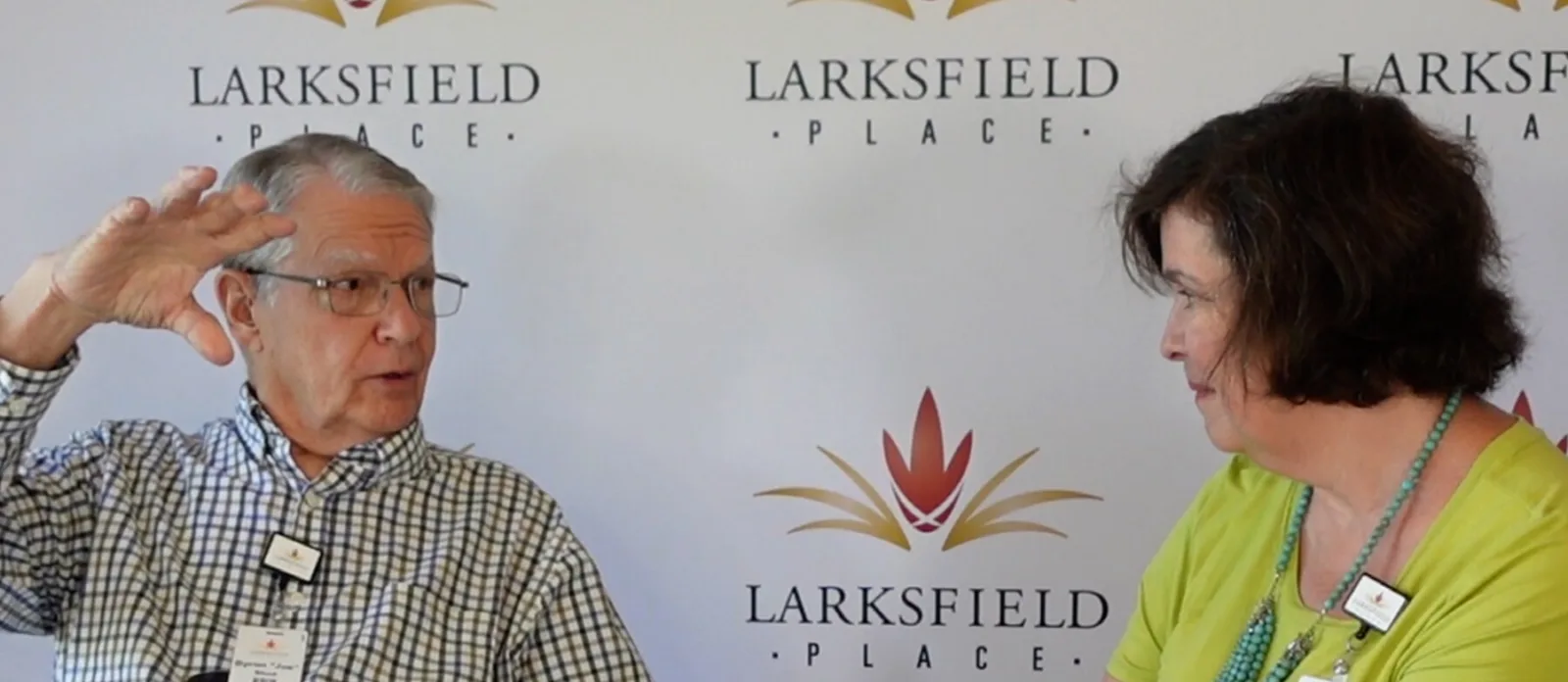 Larksfield Place living with purpose episode with resident Joe Stout.
