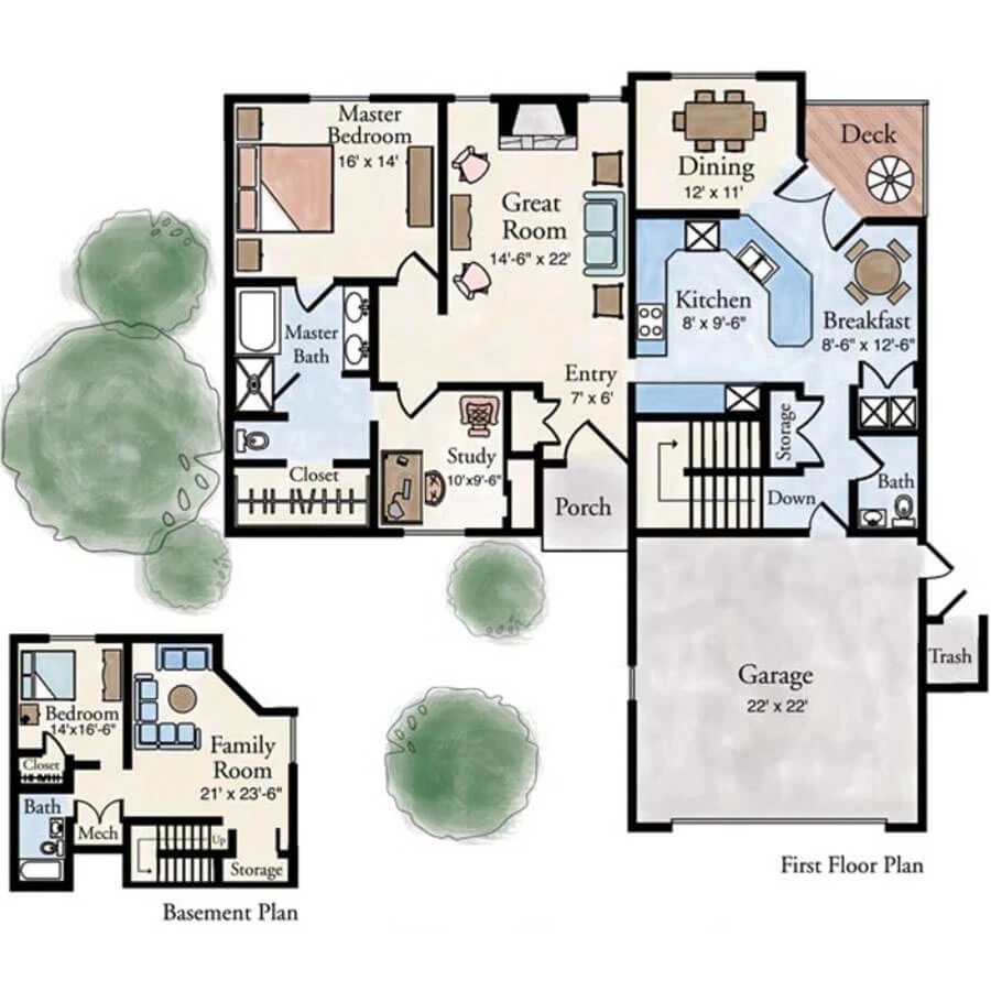 Roma 2 Bedroom Senior Villa Floor Plan