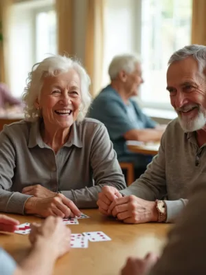People playing cards