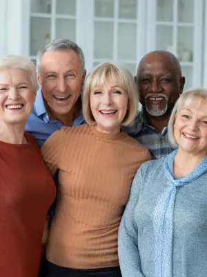 Smiling group of people