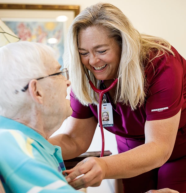 Care giver and resident