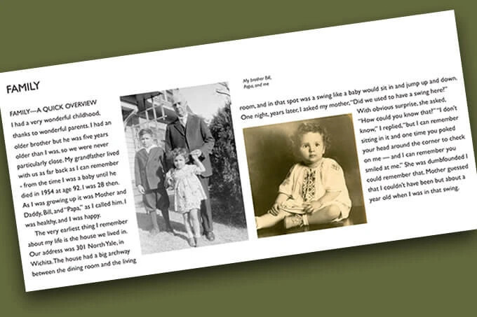 News paper showing historical events